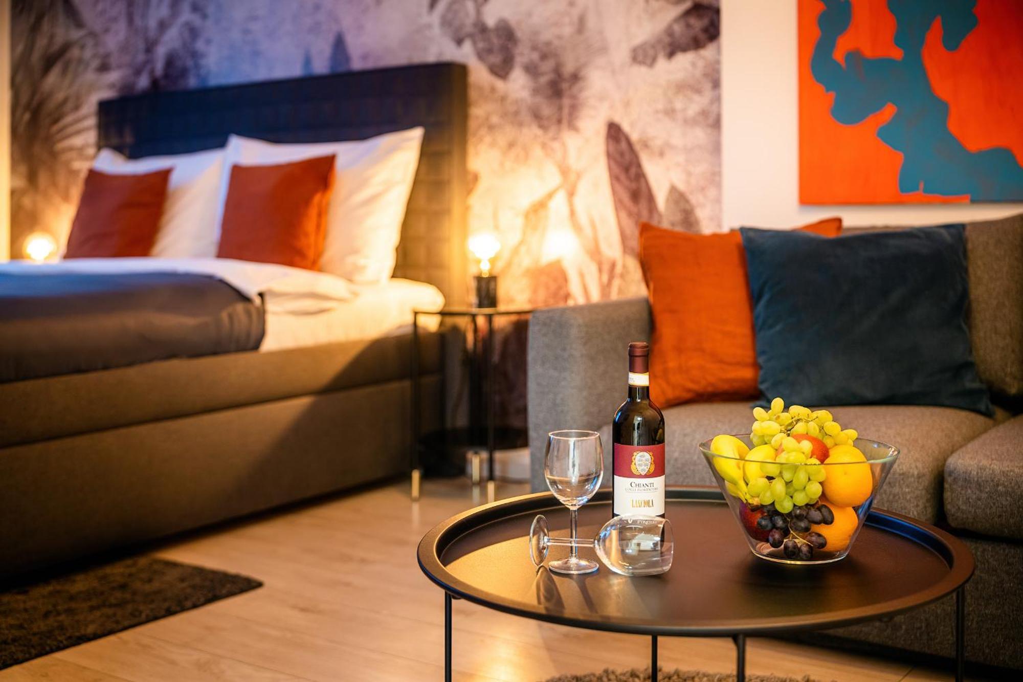 Centrum Apartments Pstrossova Prag Rum bild